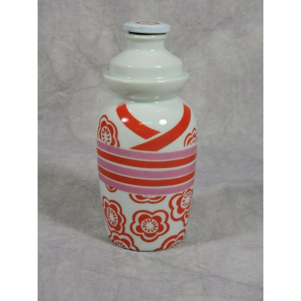 Vintage St. Julian Porcelain/Ceramic Wine Sake Bottle With Cork Made In Japan